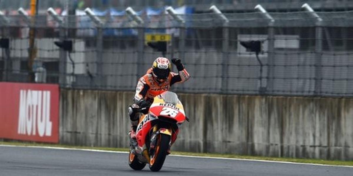 Pedrosa trengginas di akhir musim