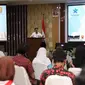 Kepala Perpustakaan Nasional Muhammad Syarif Bando, saat menjadi narasumber talkshow peningkatan indeks literasi di Kota Pekalongan, Jumat (13/11/2020). (Liputan6.com/ Ist)