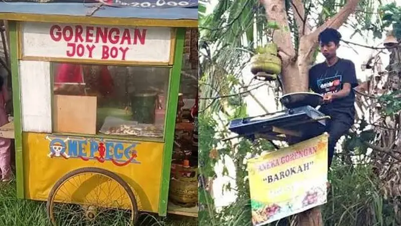 7 Potret Absurd Aksi Penjual Gorengan yang Bikin Heran