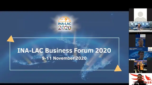 Bisnis forum Indonesia-Amerika Latin dan Karibia (ICA-LAC) 2020.