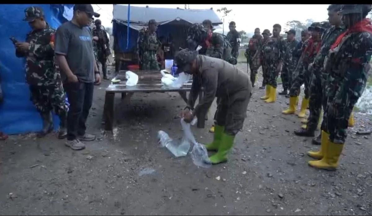 Operasi Gabungan Satgas PKH dan TNI Sikat Tambang Emas Ilegal di Gunung Botak Pulau Buru