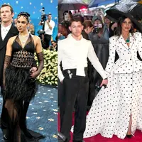 Mulai dari Dua Lipa-Callum Turner hingga Priyanka Chopra-Nick Jonas, berikut gaya couple paling romantis di Met Gala 2025. [@soytrendystyle].