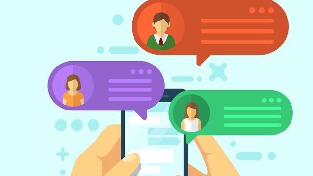 Ilustrasi konsultan via chat