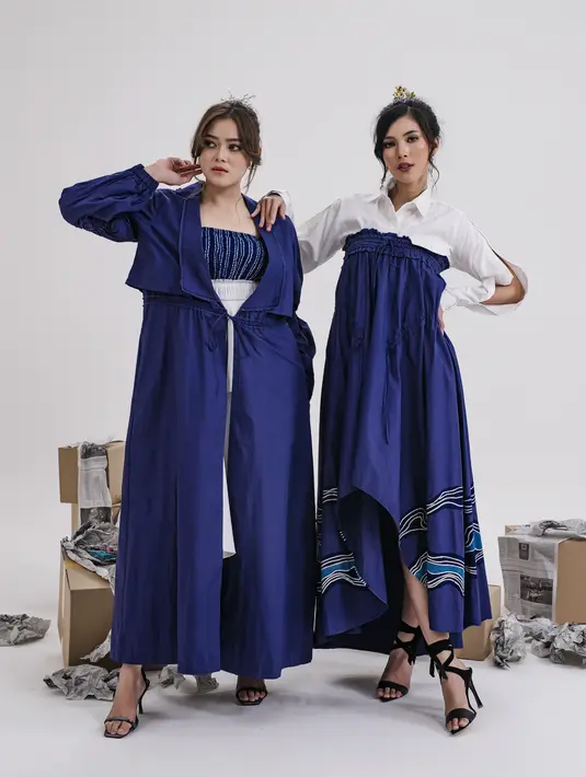 EUREKA dengan koleksi bertema Deluge, berkolaborasi dengan sepatu dari Christin Wu dan aksesori dari KAR Jewelry.