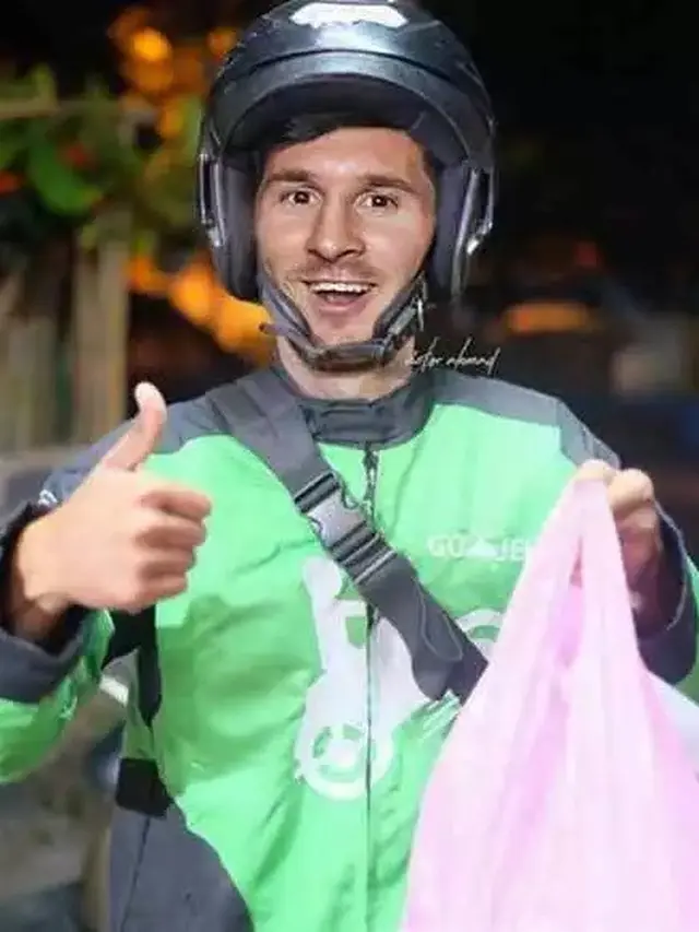 6 Editan Foto Lionel Messi Alih Profesi Kerja di Indonesia Ini Kocak