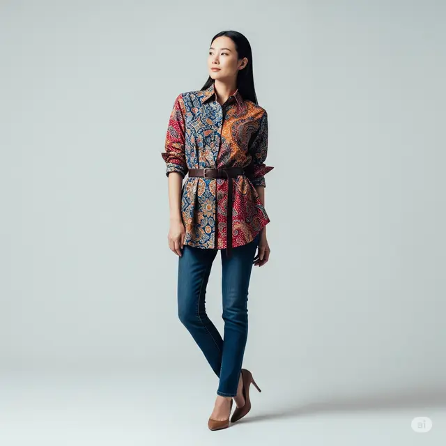 12 Model Kemeja Batik Wanita Formal Modern untuk Tampilan Profesional dan Elegan
