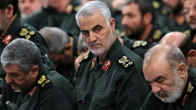 Komandan pasukan khusus Iran Mayor Jenderal Qassem Soleimani (AP)