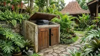 12 Inspirasi Tempat Sampah Outdoor yang Rapi, Wujudkan Lingkungan Asri