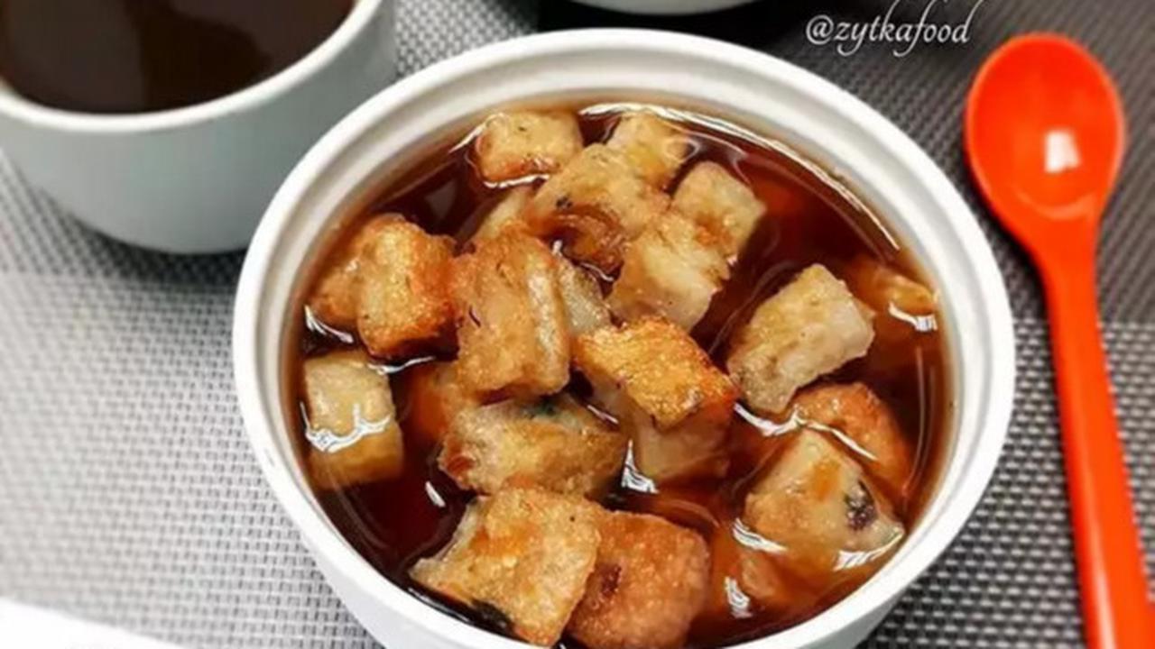 3. Pempek ikan patin dan putih telur<br>