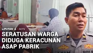 Asap Tebal Kawasan Pabrik Diduga Picu Keracunan Seratusan Warga