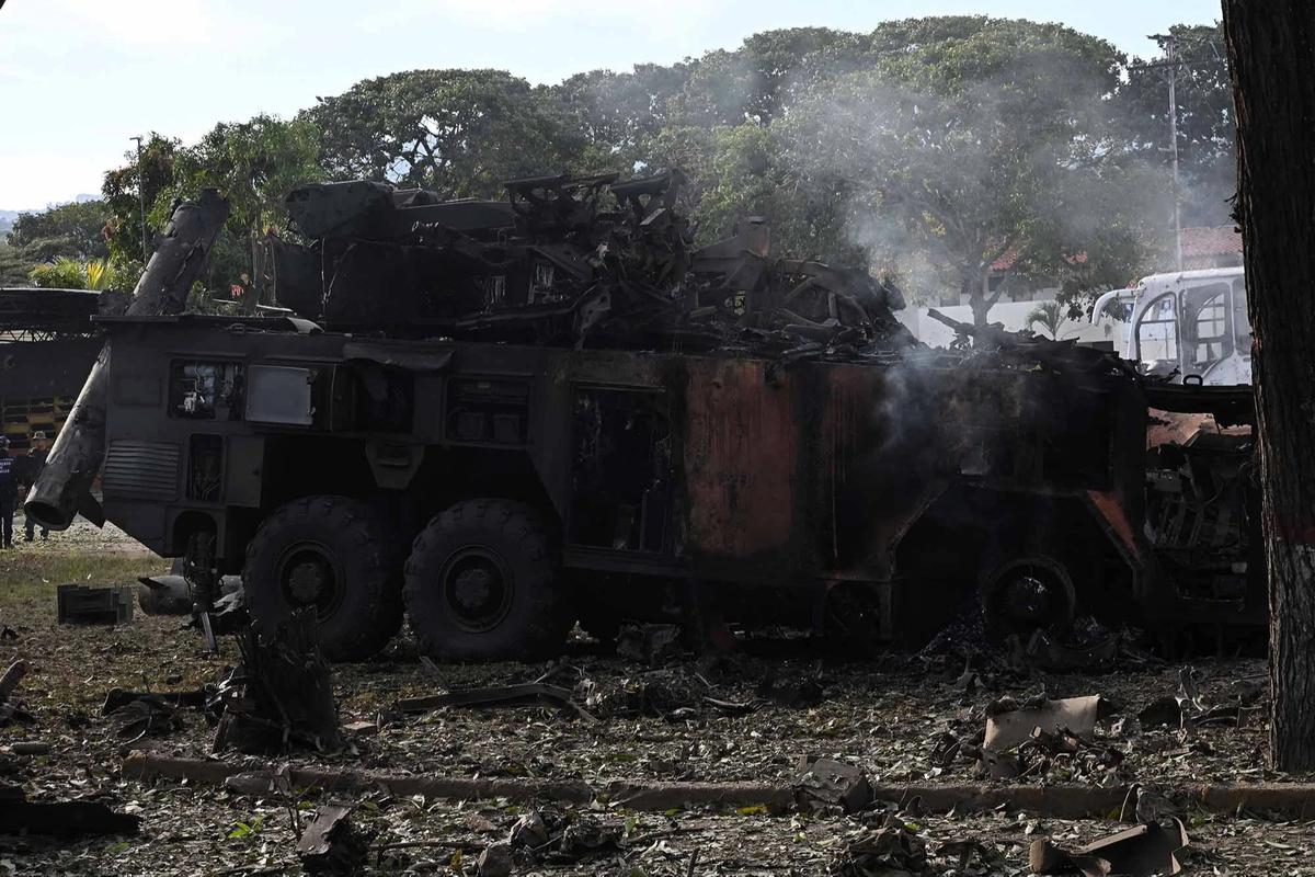 FOTO Jejak Kerusakan Serangan Amerika Serikat di Ibu Kota Venezuela