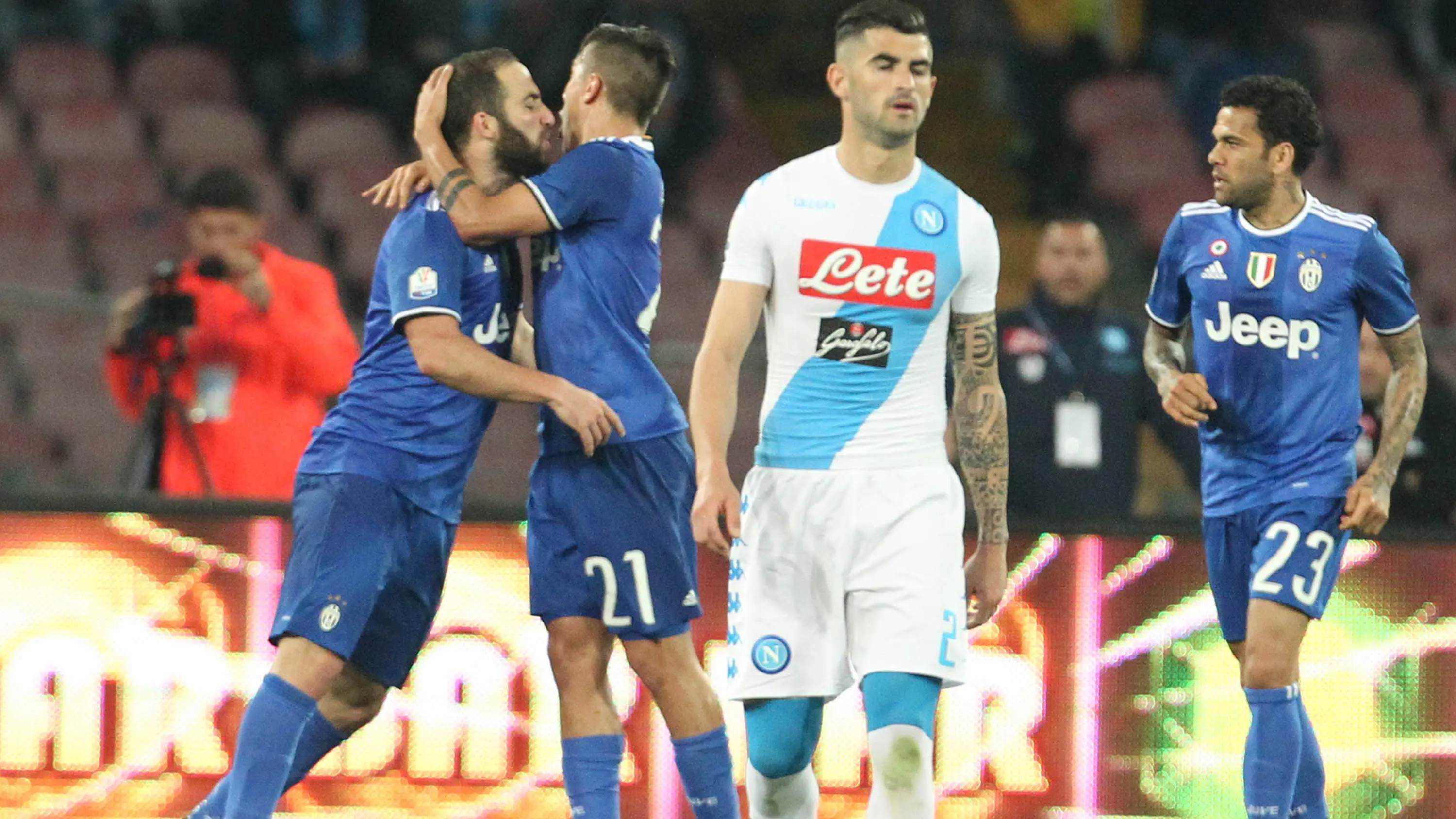 Juventus unggul rekor pertemuan atas Napoli. (AFP/Carlo Hermann)