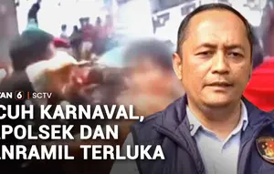 Ricuh Karnaval, Kapolsek dan Danramil Terluka