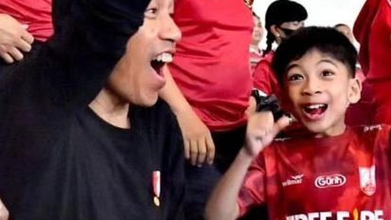 Momen Jan Ethes Jingkrak-Jingkrak Girang saat Timnas Bobol Gawang Turkmenistan, Sampai Dicolek Paspampres