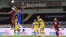 Parma yang saat ini bertengger di peringkat 19, secara matematis dengan empat laga tersisa sudah tak bisa meloloskan diri dan harus menyusul Crotone terdegradasi dari Serie A. (Fabio Ferrari/LaPresse via AP)