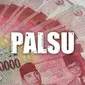 Ilustrasi uang palsu (Istimewa)