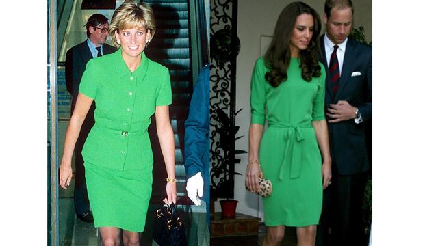 Busana Kate Middleton mirip dengan Putri Diana