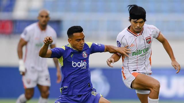 Arema FC Vs Borneo FC Samarinda.