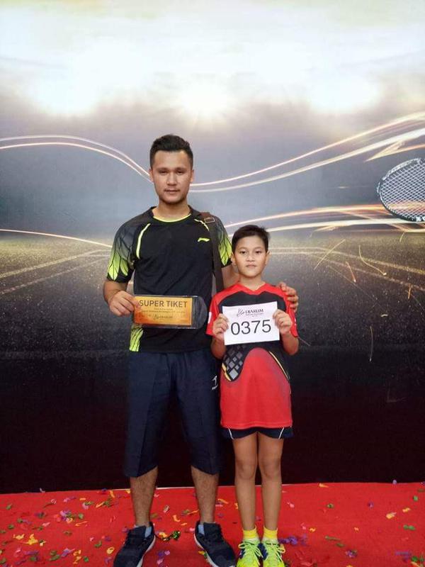 Nurul Tetra Junia Matondang ketika mengikuti Audisi Umum Beasiswa Bulu Tangkis 2017. (PB Djarum)