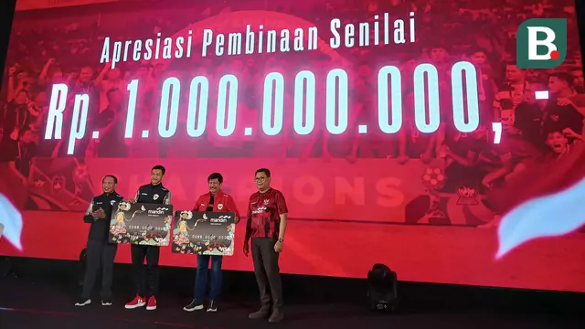 Malam Apresiasi Bank Mandiri untuk Timnas Indonesia U-19