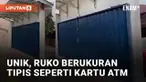 Sebuah ruko berukuran tidak wajar mengundang perhatian