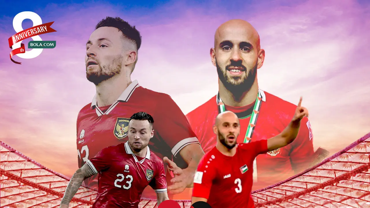 Indonesia vs Palestina - Marc Klok vs Mohammed Rashid