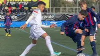 Para pesepak bola muda yang tergabung di NYXS Dream Team Indonesia tampil gemilang di TicTac Cup 2022. Setelah menang atas&nbsp;RC Deportivo dan Benfica, mereka bermain imbang 2-2 kontra Barcelona di Grup B. (dok. Istimewa)