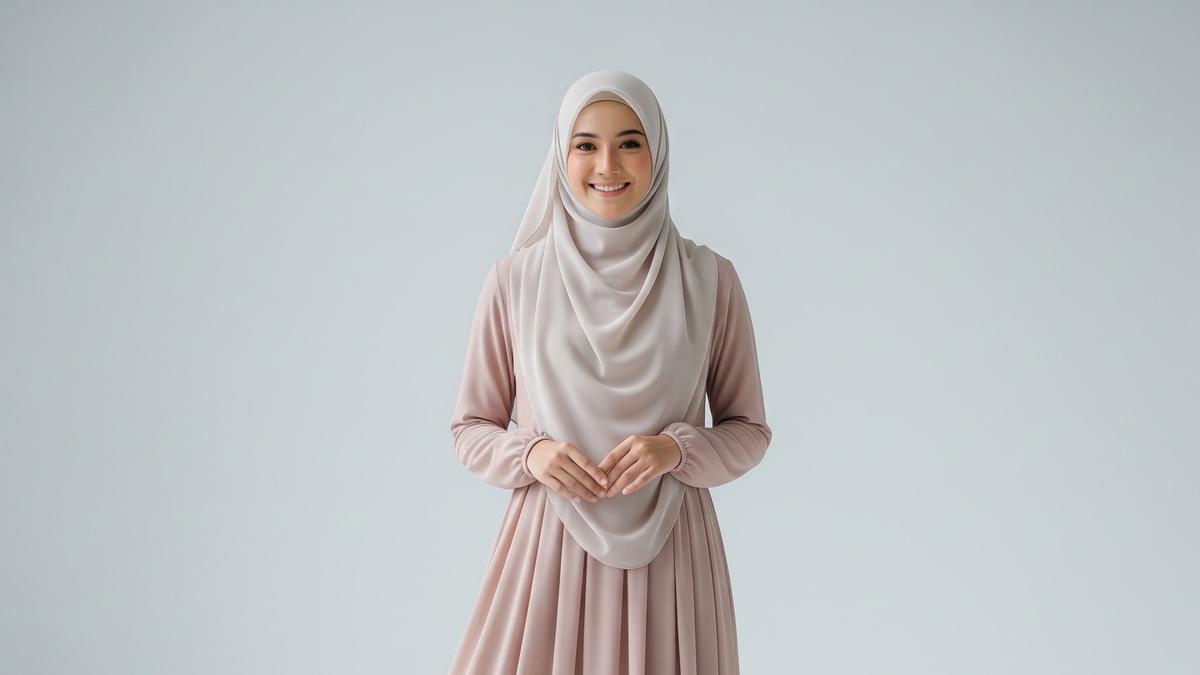 9 Model Gamis Simple Polos Elegan Anti Bau, Tampil Anggun Bebas Khawatir