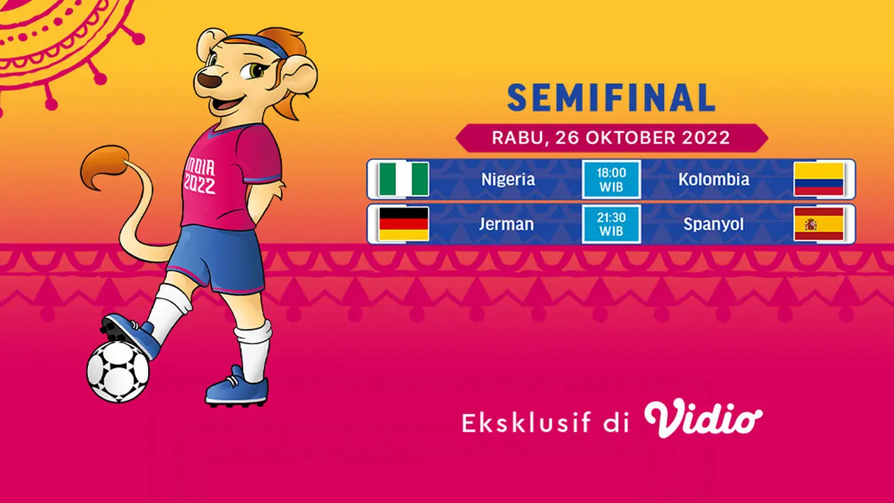 Jadwal dan Live Streaming Piala Dunia Wanita U-17 2022 Babak Semifinal, Kamis 26 Oktober 2022