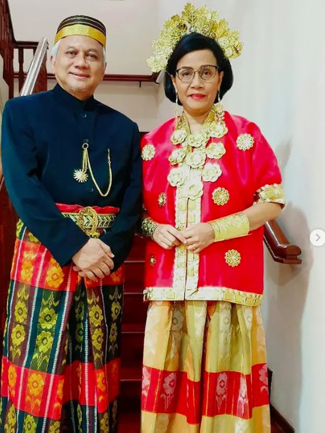 Potret Sri Mulyani dan Suami
