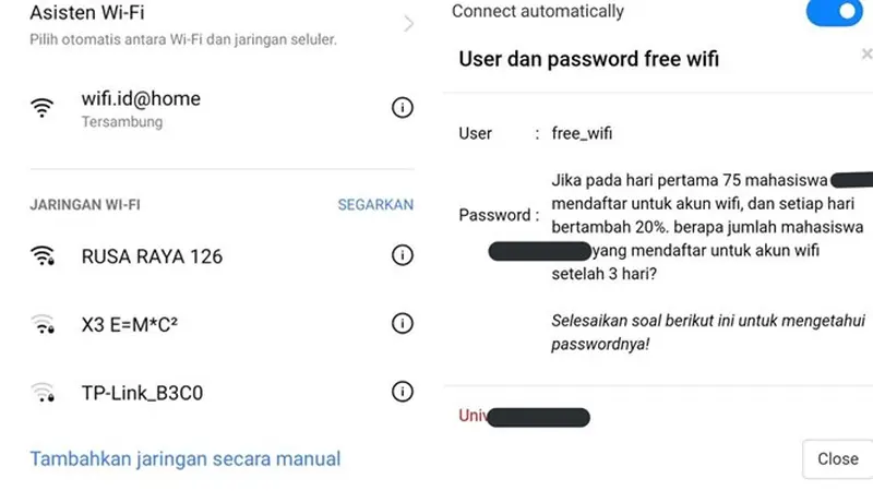 9 Password Wifi Anak IPA Ini Pakai Rumus, Bikin Mikir Keras