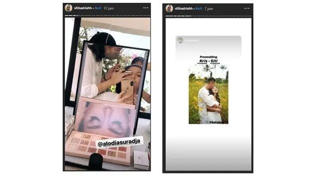 Sibad Prewed (Sumber: Instagram/@/sitibadriahh)