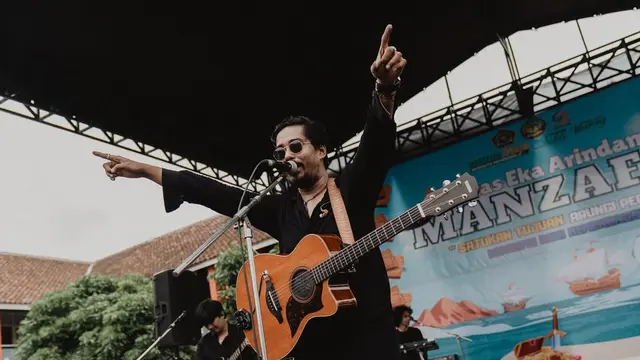 Rio Clappy saat Tampil di Festival Musik
