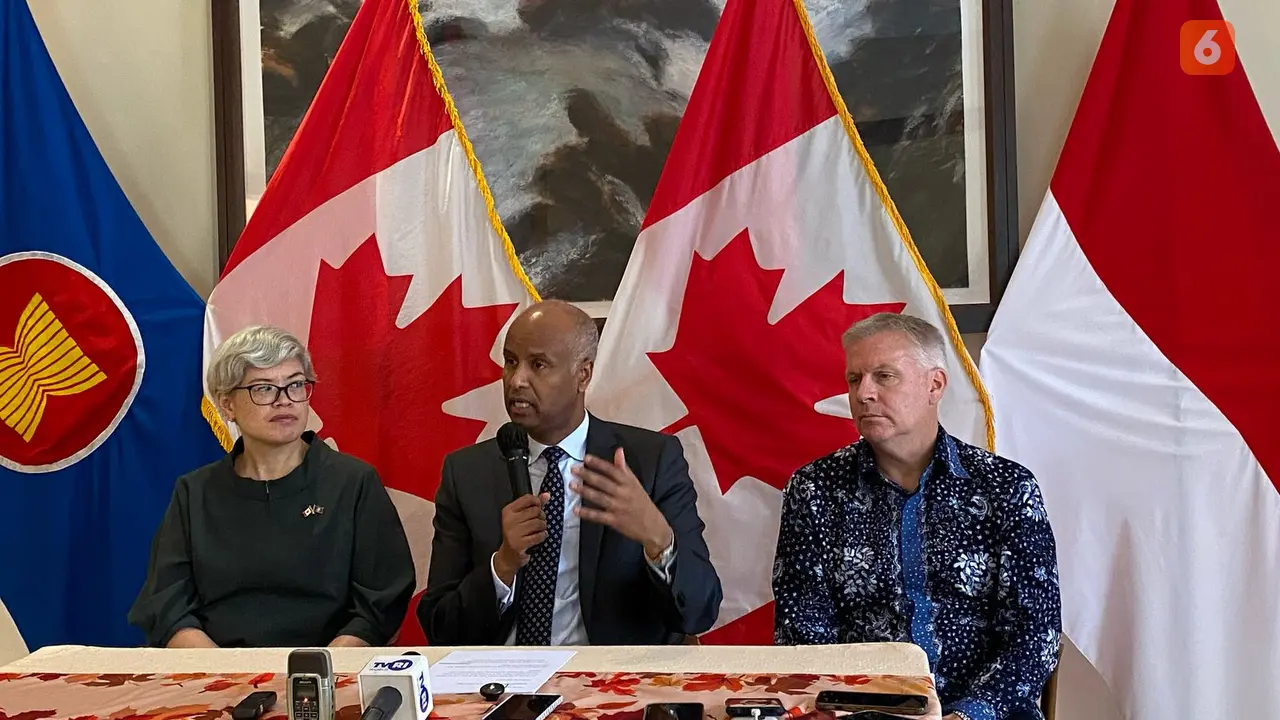 Menteri Pembangunan Ahmed Hussen menyebut gagasan Kanada menjadi bagian dari negara lain adalah ide konyol dan tidak masuk akal (Liputan6.com/Teddy Tri Setio Berty).