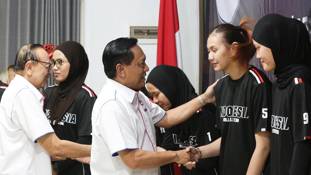 FOTO: Target Lima Besar Diusung Timnas Voli Putri Indonesia ke AVC Women's Volleyball Cup 2026