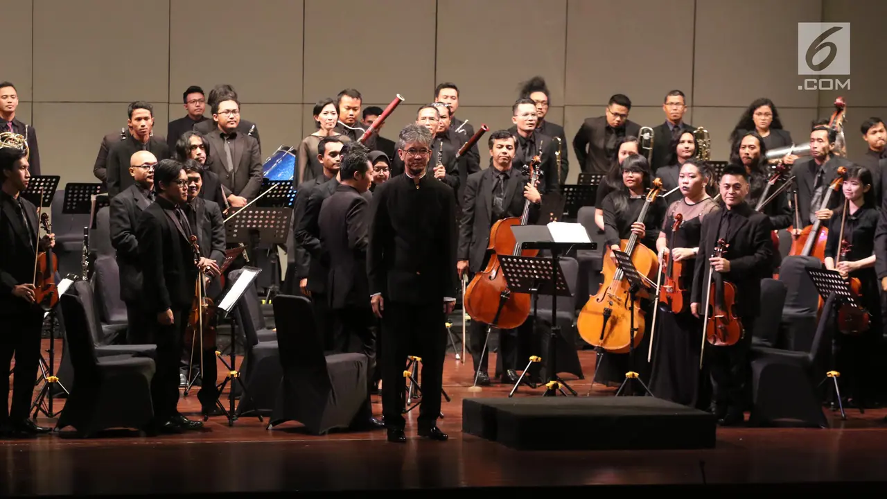 Sajikan Karya Tiga Komposer, Jakarta City Philharmonic Bius Penonton