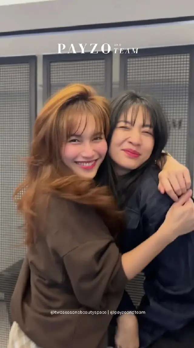 Pesona Ayu Ting Ting tampil memukau dengan gaya long layer haircut, netizen sebut mirip Song Hye-kyo