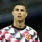 Bintang Manchester United atau MU Cristiano Ronaldo. (AP Photo/Jon Super)