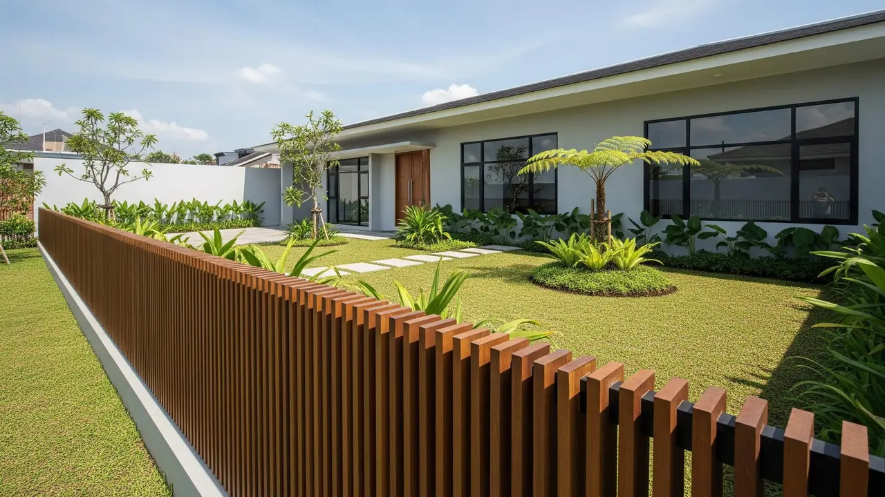 Model Pagar Pendek yang Membuat Rumah Minimalis Terlihat Lebih Luas
