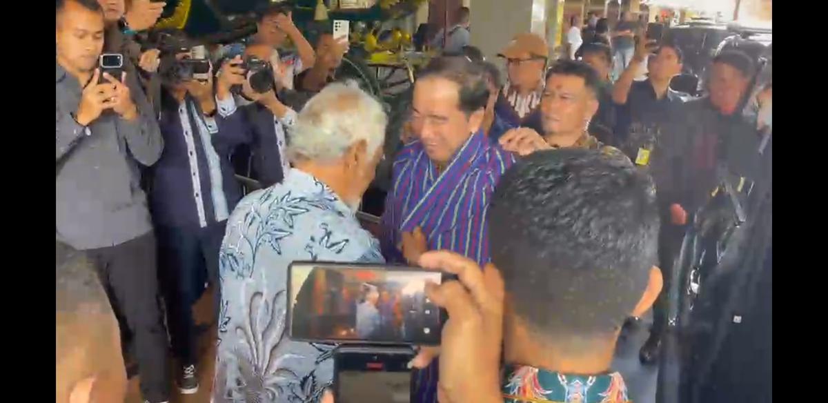 Jokowi terima kunjungan PM Timor Leste Xanana Gusmao. (merdeka.com/arie sunaryo).