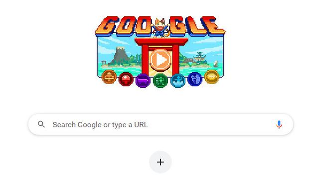 Google Doodle Olimpiade Tokyo 2020 / 2021