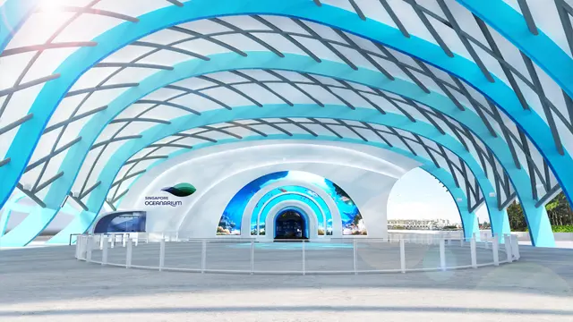 Singapore Oceanarium. [Dok. Resorts World Sentosa]