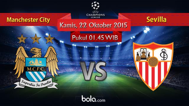 Manchester City Vs Sevilla (Bola.com/Rudi Riana)