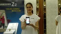 Peluncuran Samsung Z2 di Jakarta, Rabu (19/10/2016). Liputan6.com/Mochamad Wahyu Hidayat