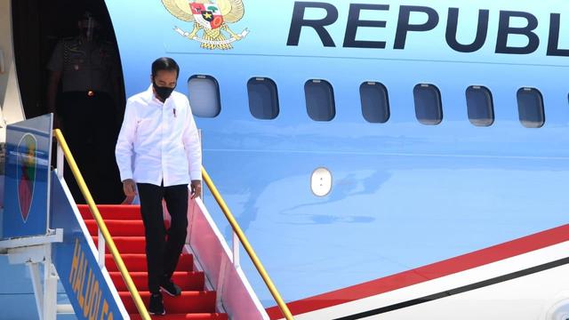 Presiden Joko Widodo atau Jokowi melakukan kunjungan kerja ke Sulawesi Tenggara, Kamis (22/10/2020).