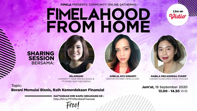 Diadakan 18 September, FFH Bareng Owner Kebab Baba Rafi, Nilamsari Nggak Boleh Kamu Lewatkan!