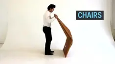 Meski terbuat dari kayu, furnitur ini begitu futuristik dan canggih.