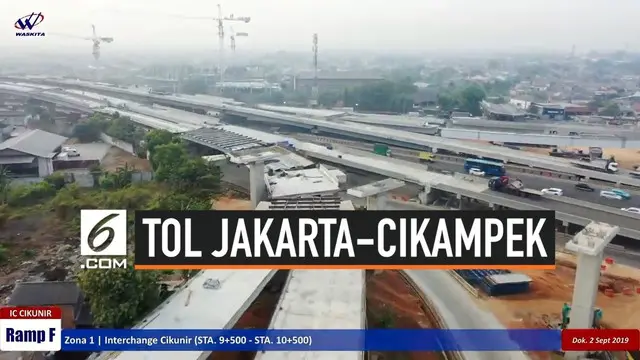 PT Jasa Marga (Persero) Tbk melalui anak usaha PT Jasamarga Jalanlayang Cikampek (JJC) selaku pengelola Jalan Tol Jakarta-Cikampek II (Elevated) pada Selasa (10/9/2019) dini hari menyelesaikan pengangkatan Steel Box Girder (SBG) untuk proyek Jalan To...