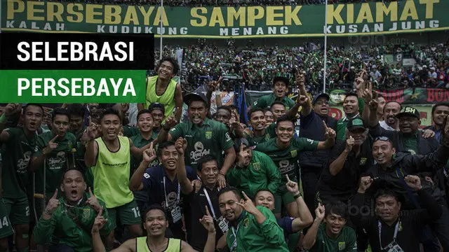 VIDEO: Selebrasi Pemain Persebaya dengan Ribuan Bonek