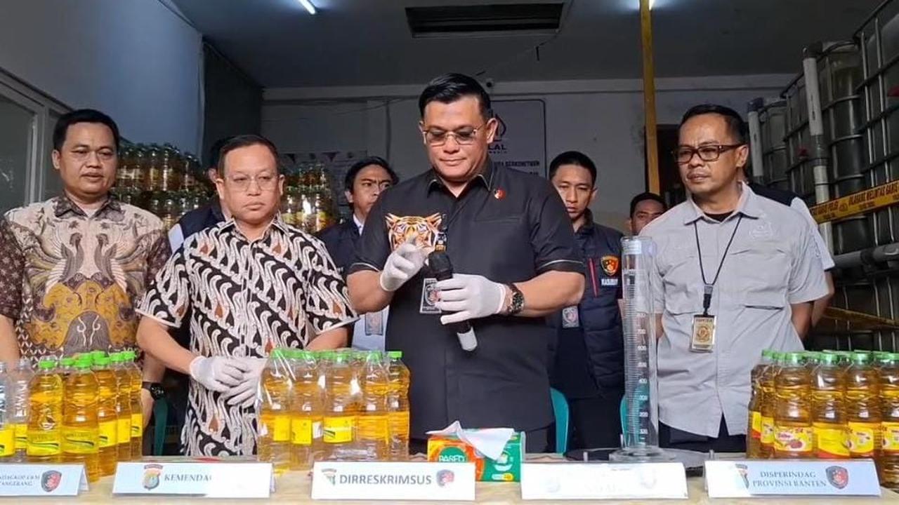 Polisi Bongkar Pabrik Pemalsuan dan Pengemasan Ulang Minyakita di Tangerang, Temukan Brand Lain